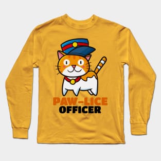 Paw-Lice Officer Long Sleeve T-Shirt